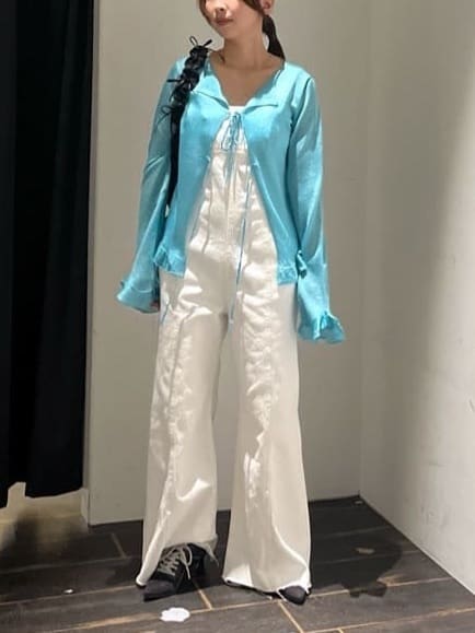 moussy | CORSET STRAP DENIM ジャンプスーツ | Rakuten Fashion(楽天