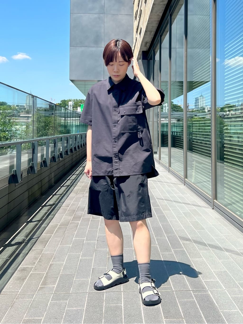 Snow PeakのTAKIBI Light Ripstop Short Sleeve Shirtを使ったコーディネートを紹介します。｜Rakuten Fashion(楽天ファッション／旧楽天ブランドアベニュー)4233953