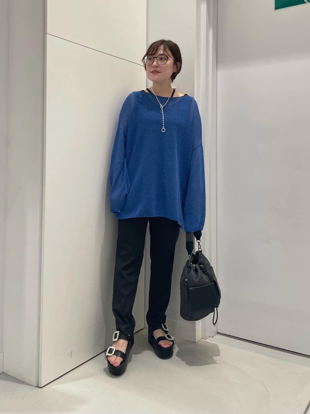 Vinのクロスネックリブタンクトップを使ったコーディネートを紹介します。｜Rakuten Fashion(楽天ファッション／旧楽天ブランドアベニュー)4235876