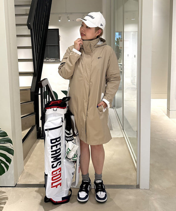 BEAMS GOLF レインウェアセット 星　L レッグカバー　収納袋 BEAMS GOLF（ビームス ゴルフ） レインコート カッパ 「WOMEN」BEAMS