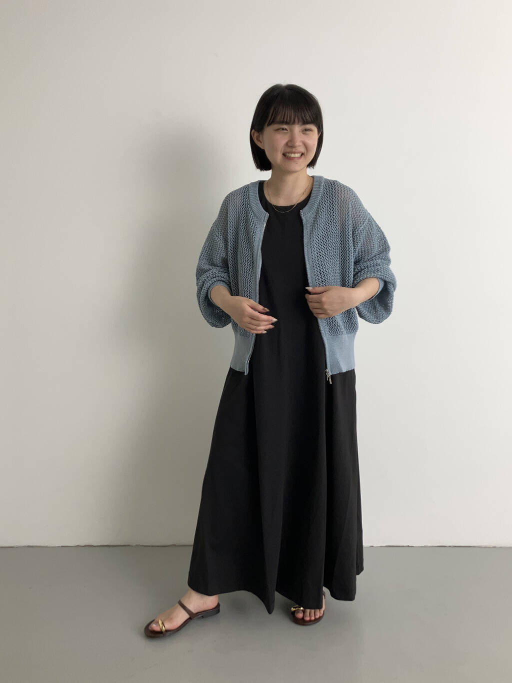 Sonny Labelの『MADE IN JAPAN』メタルフラットサンダルを使ったコーディネートを紹介します。｜Rakuten Fashion(楽天ファッション／旧楽天ブランドアベニュー)4245128