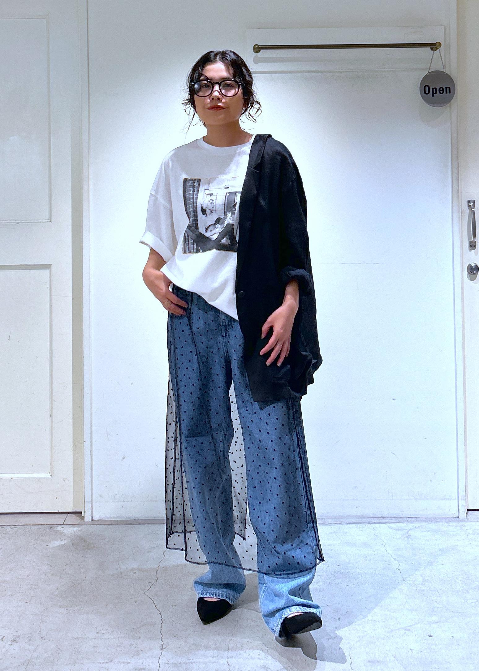 SALON adam et rope'のドットチュールスカートを使ったコーディネートを紹介します。｜Rakuten Fashion(楽天ファッション／旧楽天ブランドアベニュー)4269245