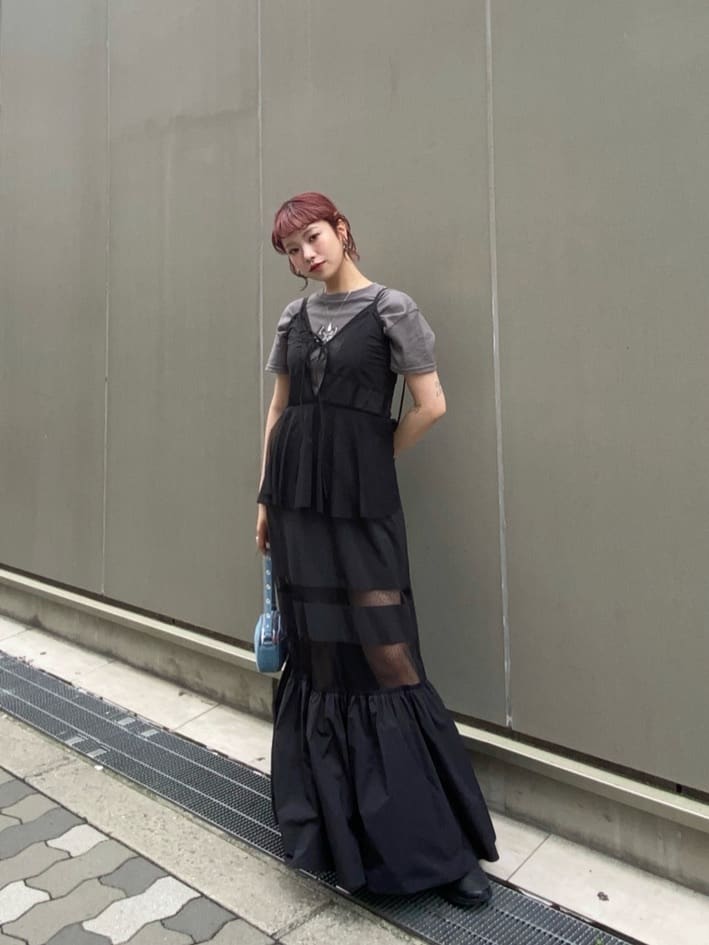 【連休セール】メゾンスペシャルDot Tulle One-piece Dress MAISON SPECIAL（メゾンスペシャル）の「Check Pattern Tulle