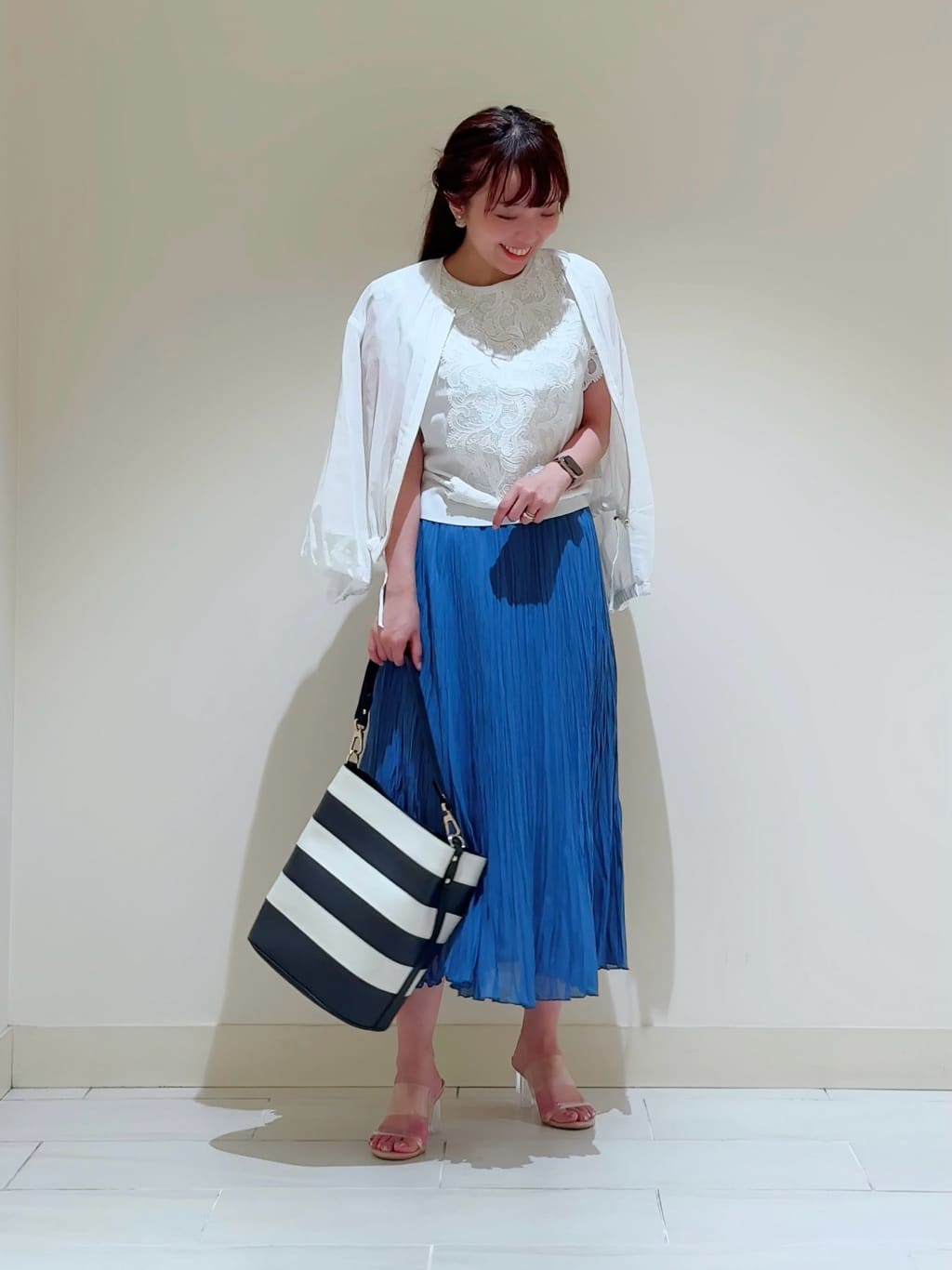 ANAYI | コットンボイルシアーブルゾン | Rakuten Fashion(楽天