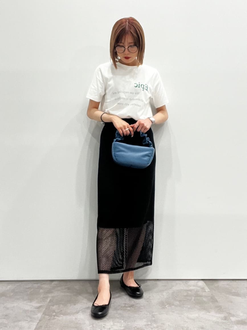 NANO universeのロゴプリントTシャツを使ったコーディネートを紹介します。｜Rakuten Fashion(楽天ファッション／旧楽天ブランドアベニュー)4283104