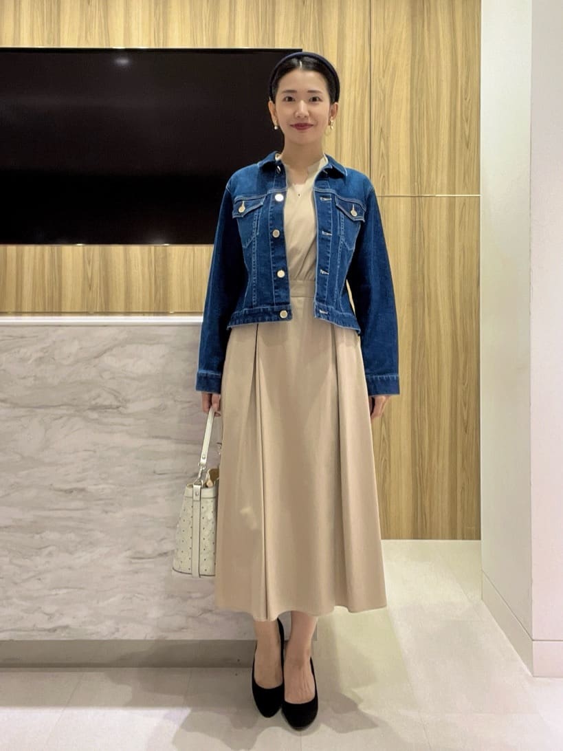 ANAYI | ストレッチデニムペプラム ジャケット | Rakuten Fashion(楽天