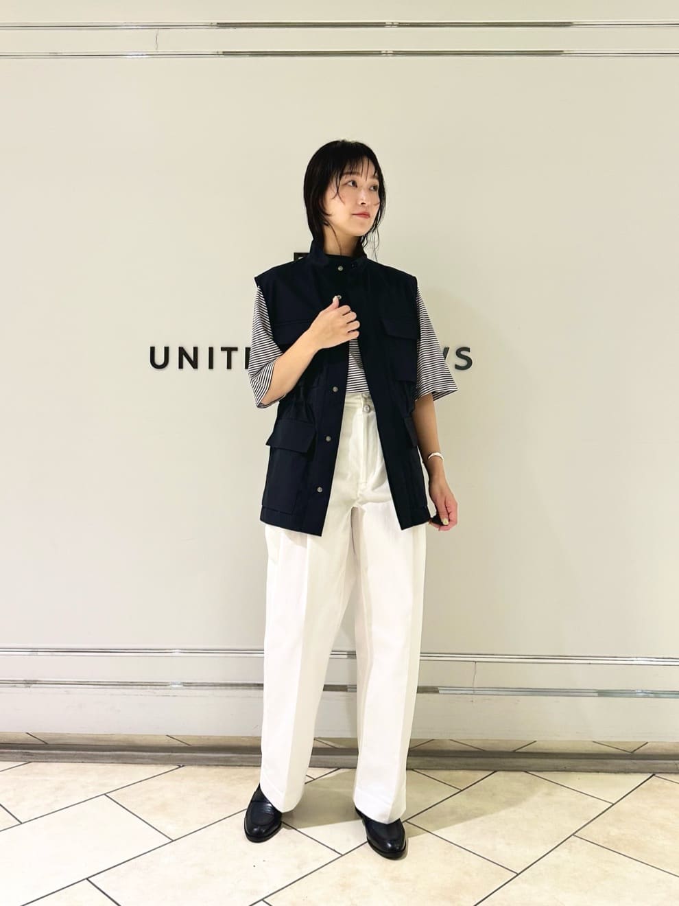 UNITED ARROWSの<LOEFF> コットンツイル 2タックパンツ2を使ったコーディネート | Rakuten  Fashion(楽天ファッション／旧楽天ブランドアベニュー)4303437