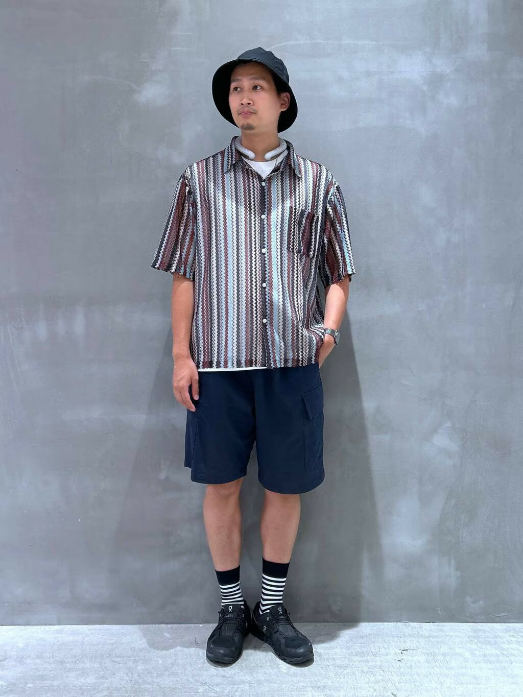 LAKOLEのツイルバケットハットを使ったコーディネートを紹介します。｜Rakuten Fashion(楽天ファッション／旧楽天ブランドアベニュー)4310373