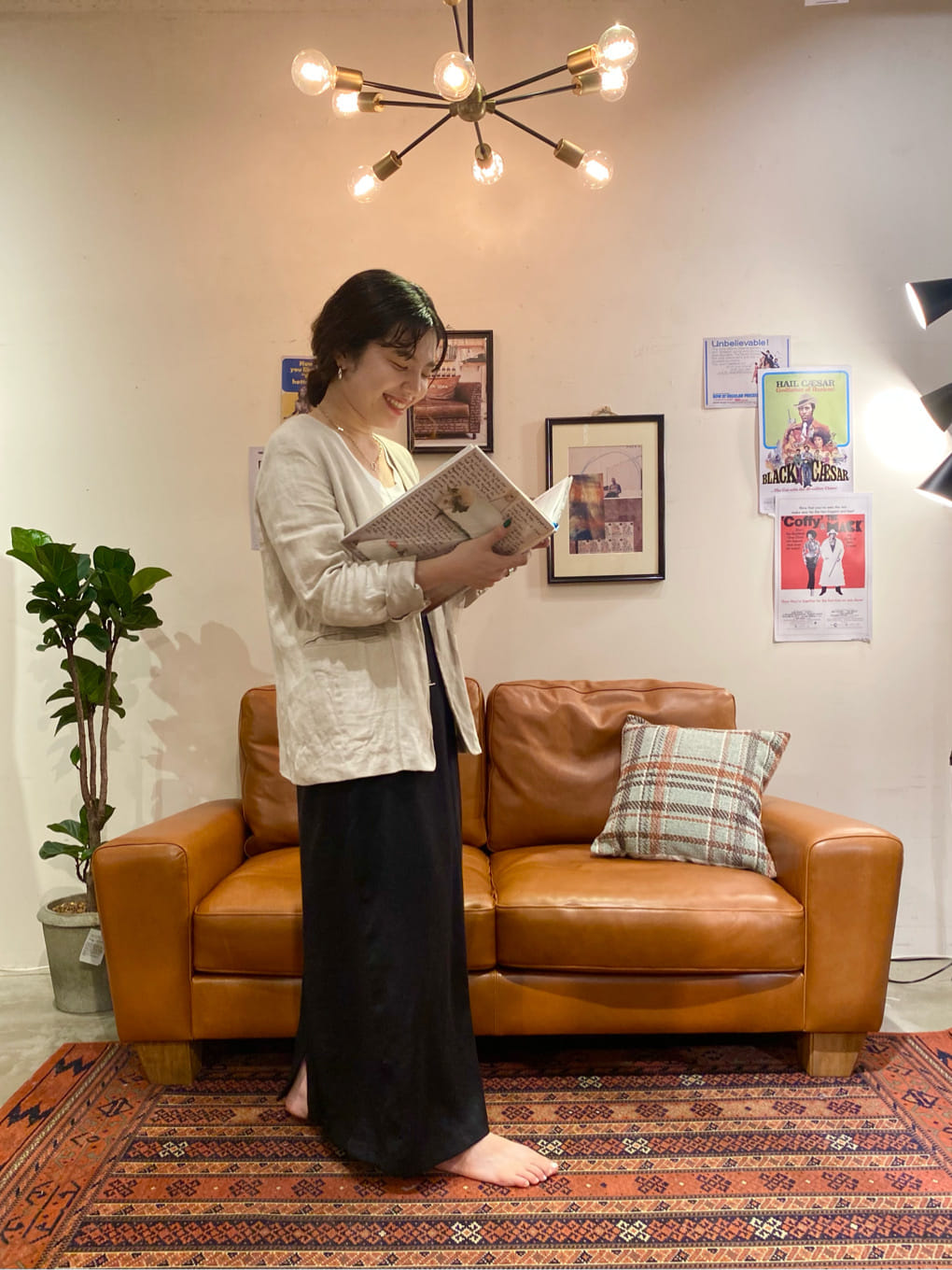 journal standard FurnitureのMONTECITO RUG 140x200 モンテシート ラグを使ったコーディネートを紹介します。｜Rakuten Fashion(楽天ファッション／旧楽天ブランドアベニュー)4315805