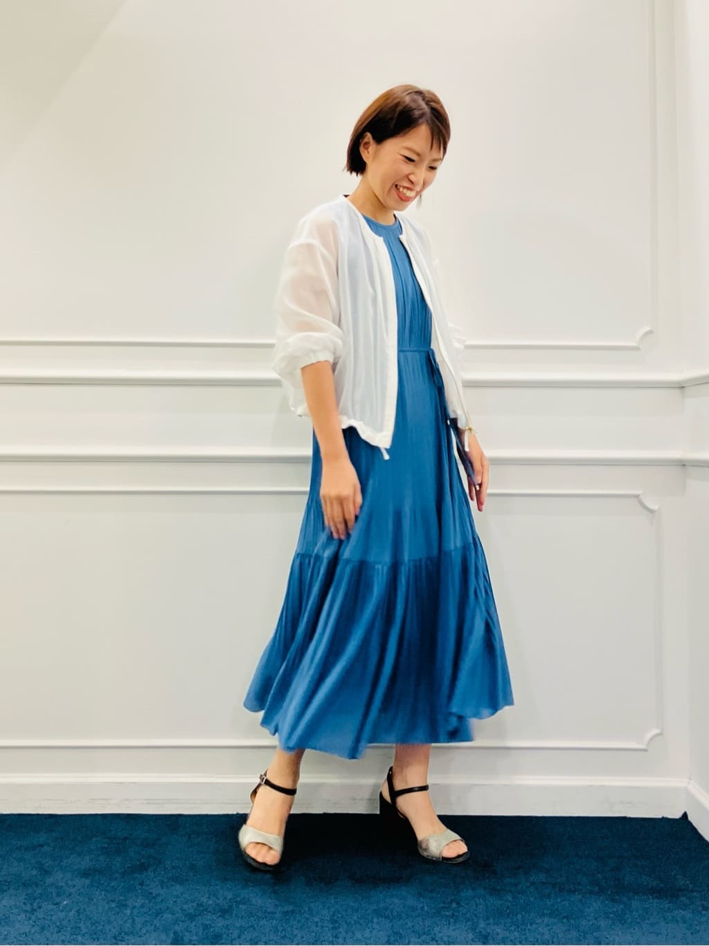 ANAYI | コットンボイルシアーブルゾン | Rakuten Fashion(楽天