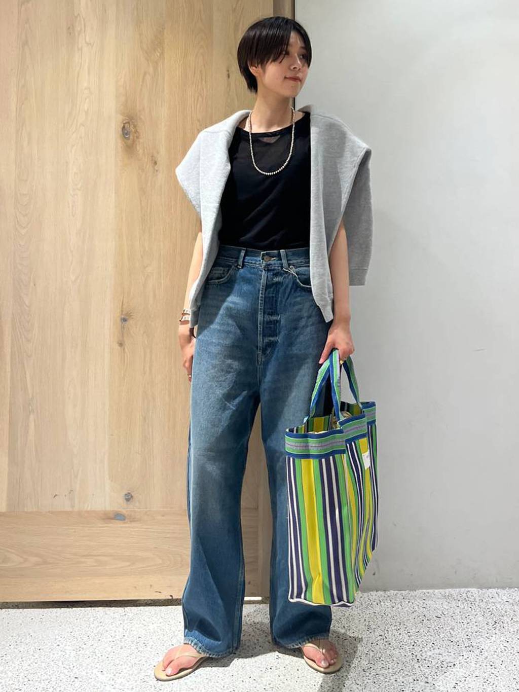 Curensology ＜&RC＞ワイドルーズデニムパンツ