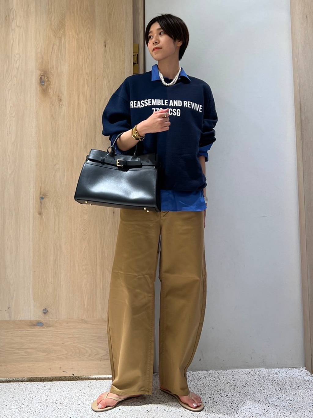 美品 &RC curensology チノカーヴィーパンツ 40 ベージュ Curensology(カレンソロジー)＜&RC＞チノカーヴィーパンツ 40 【公式通販】