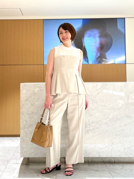 ANAYI | 【セットアップ対応商品】リネンストレッチビスチェ | Rakuten