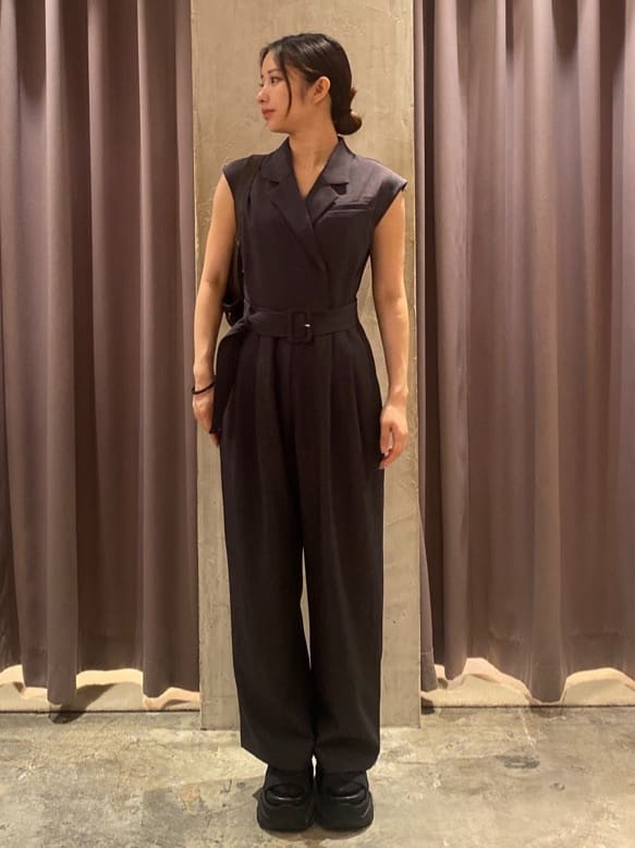 SLYのMANNISH TAILOR ジャンプスーツを使ったコーディネート | Rakuten 