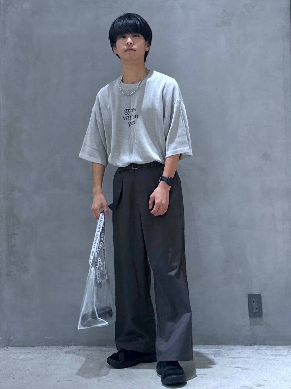 LAKOLEのスムースTRベルトワイドを使ったコーディネートを紹介します。｜Rakuten Fashion(楽天ファッション／旧楽天ブランドアベニュー)4365582