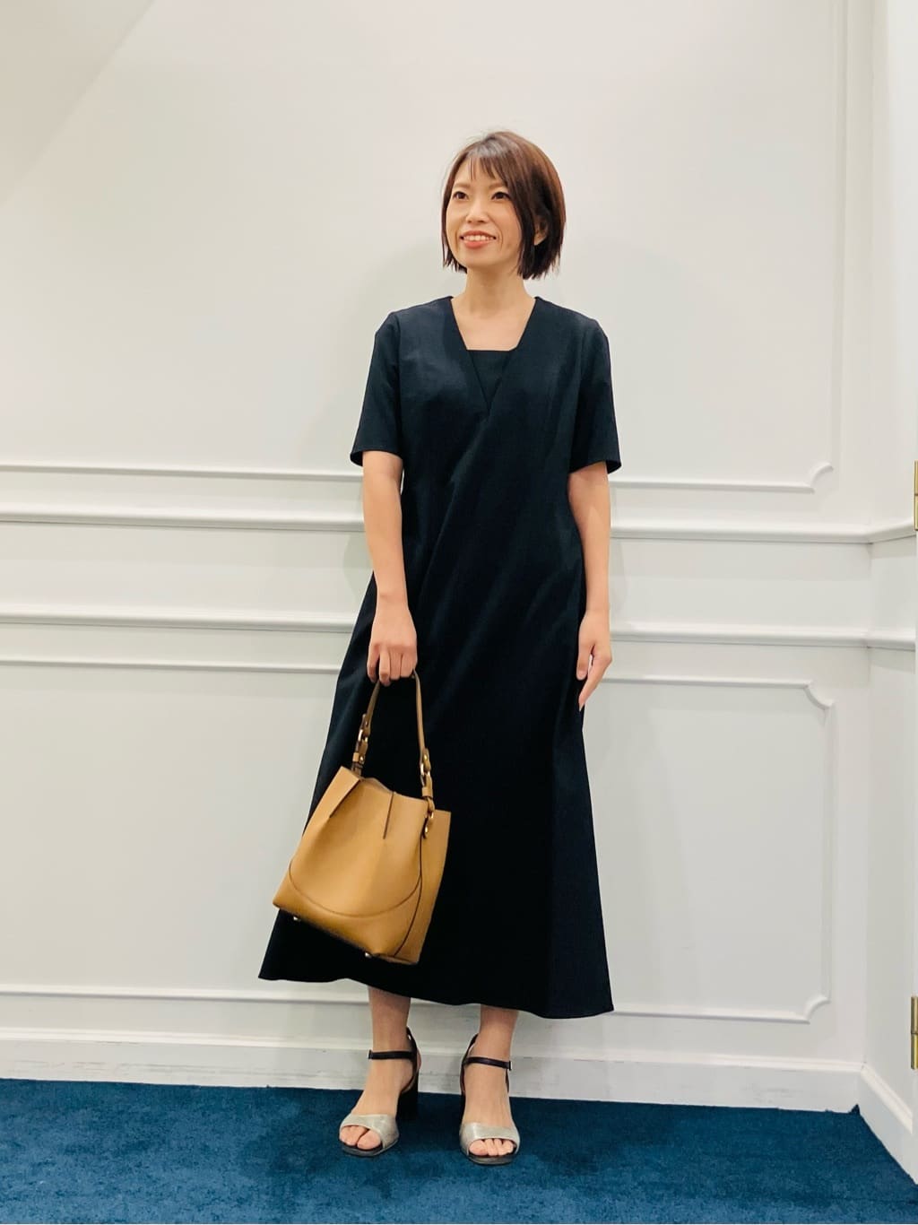 ANAYI | サッカーストレッチフレア ワンピース | Rakuten Fashion(楽天