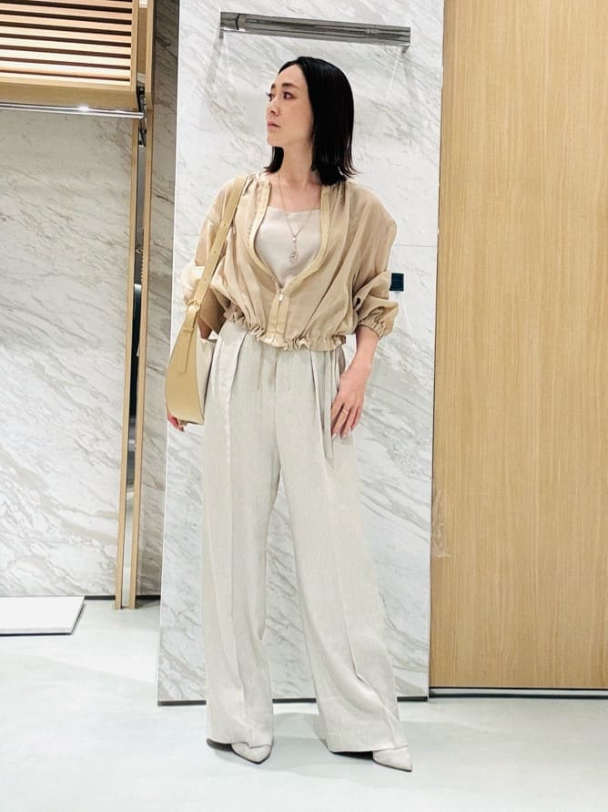 ANAYI | コットンボイルシアーブルゾン | Rakuten Fashion(楽天