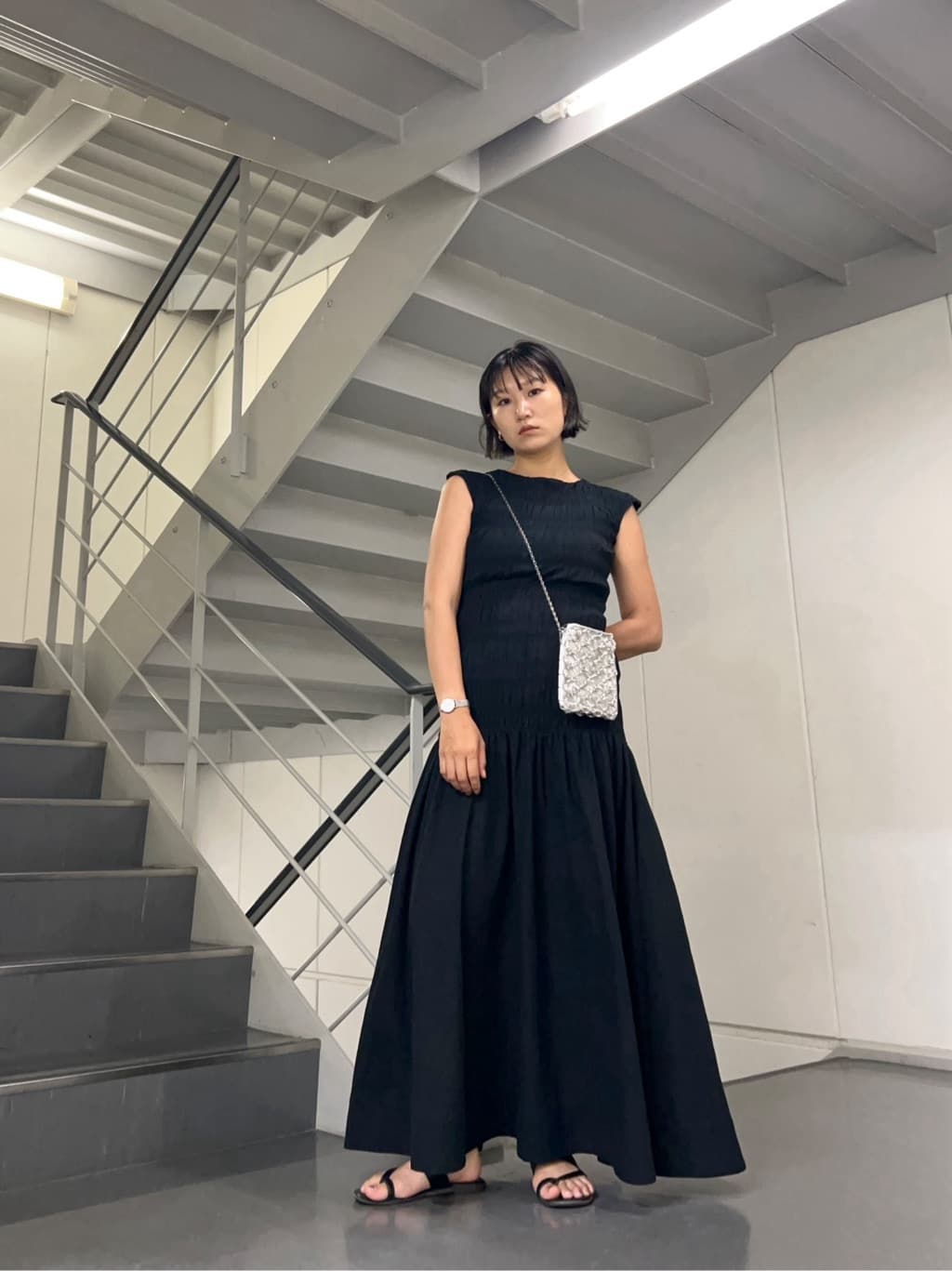 moussy | SHIRRING GATHER SUMMER ドレス | Rakuten Fashion(楽天