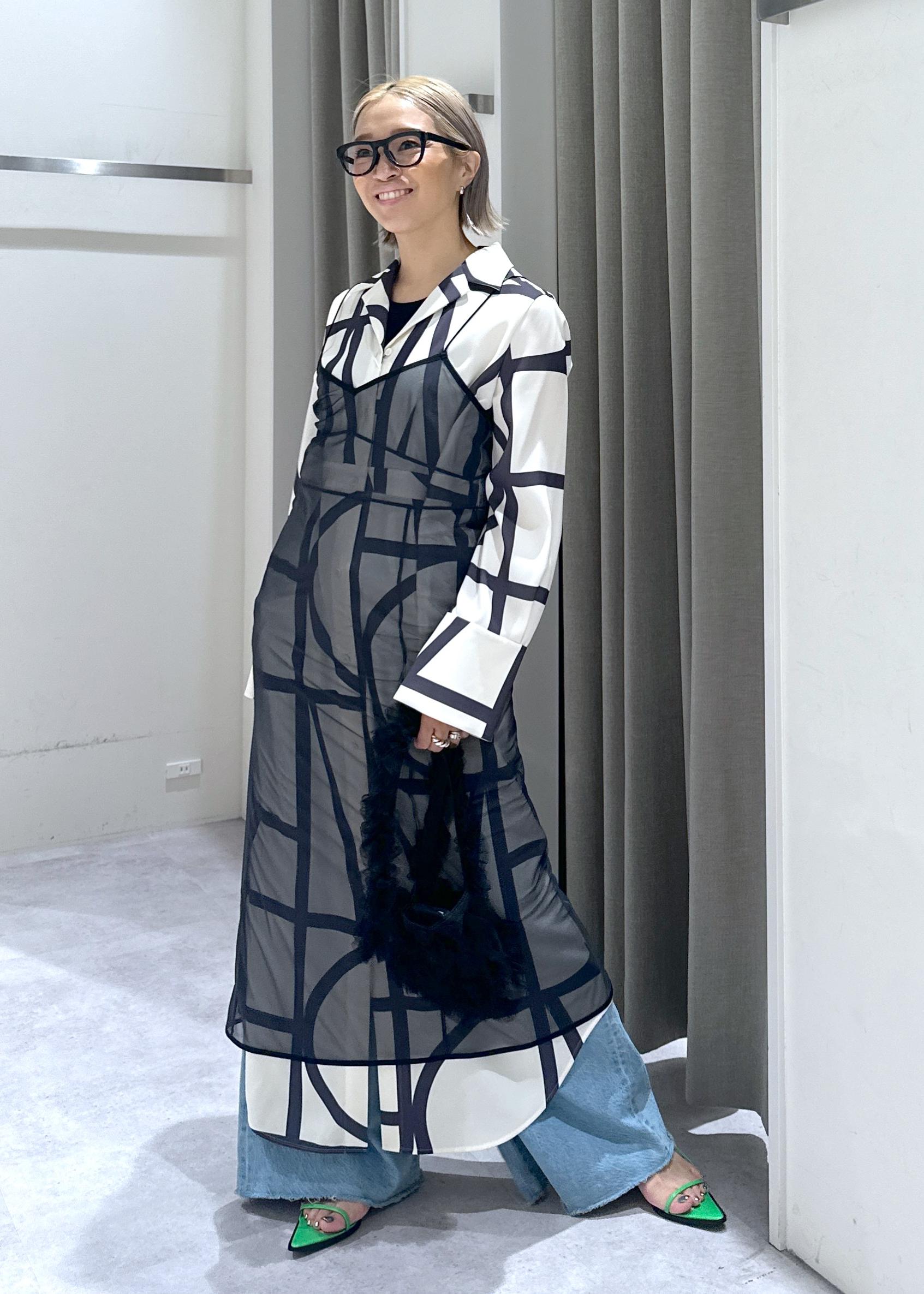 ADAM ET ROPE' | シアーキャミワンピース | Rakuten Fashion(楽天