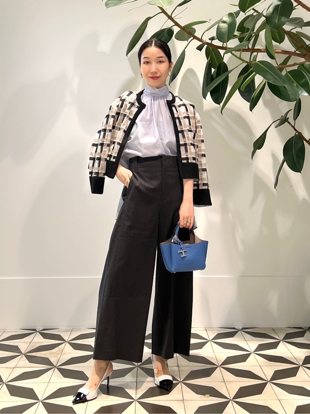 TOMORROWLAND | コットンブロード ハイネックシャツ | Rakuten Fashion