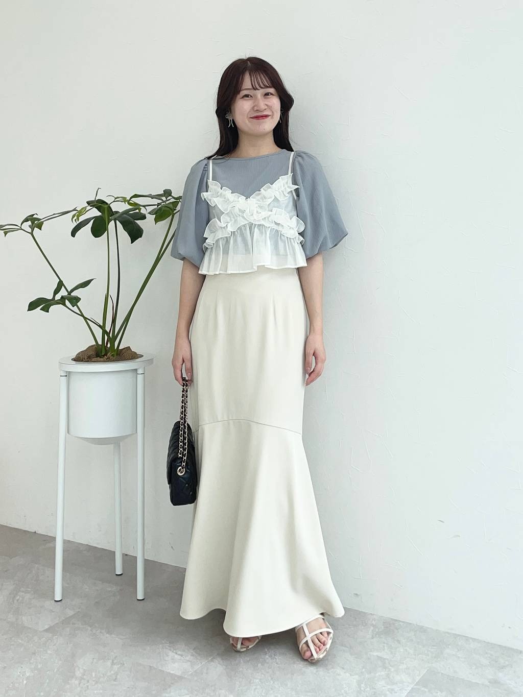 mysty womanの【上西星来さん着用アイテム】レクタングルチェーンBAGを使ったコーディネートを紹介します。｜Rakuten Fashion(楽天ファッション／旧楽天ブランドアベニュー)4394418