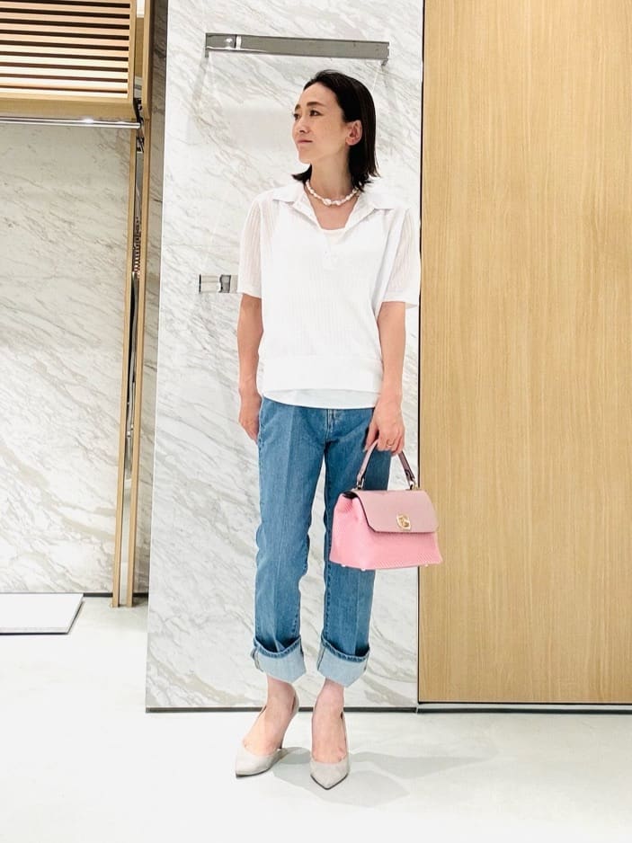 ANAYI | LUREXポロプルオーバー | Rakuten Fashion(楽天ファッション