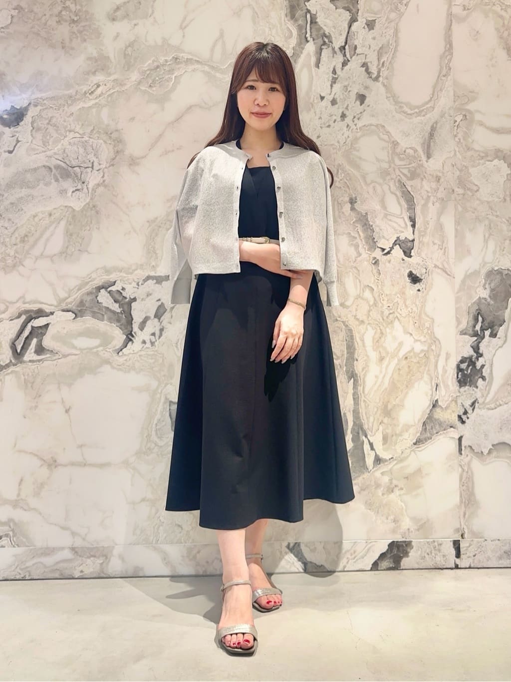 ANAYI | サッカーストレッチフレア ワンピース | Rakuten Fashion(楽天
