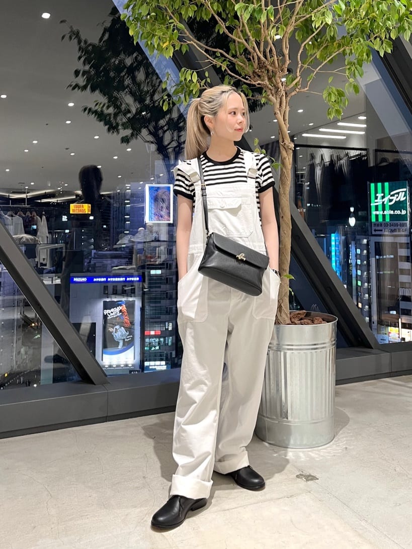 agnes b. | レザーショルダーバッグ 