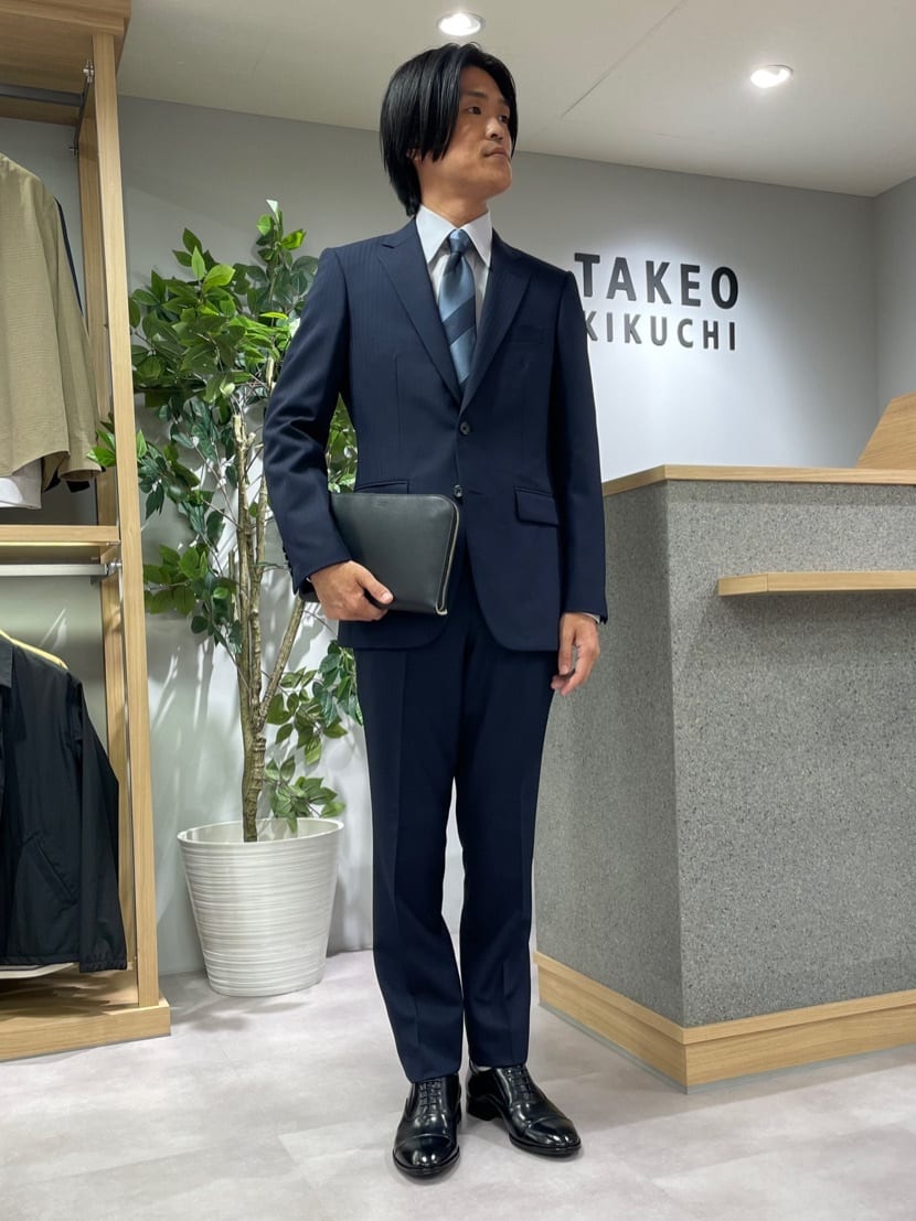 TAKEO KIKUCHIの【フィラメントシルク】籠目サテンストライプを使ったコーディネートを紹介します。｜Rakuten Fashion(楽天ファッション／旧楽天ブランドアベニュー)4399455