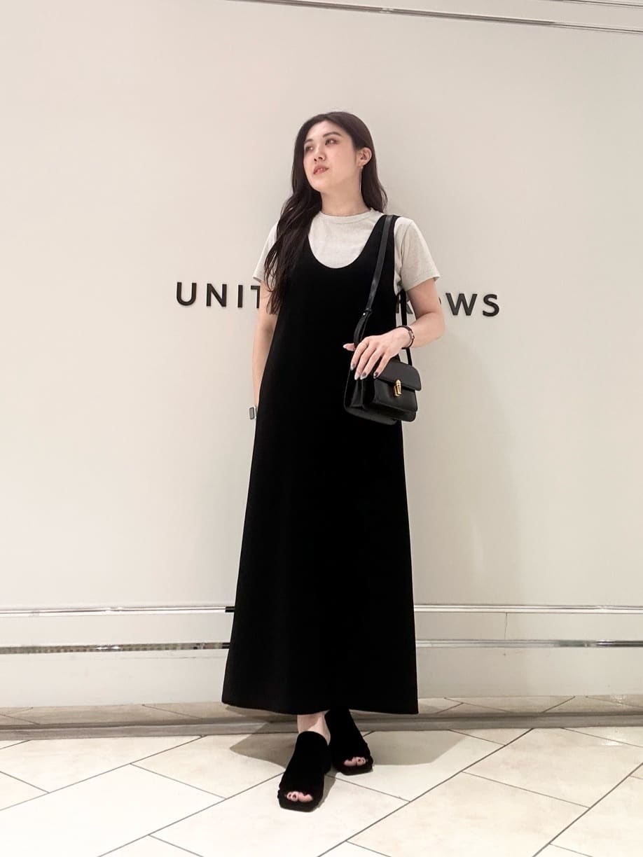 UNITED ARROWS LTD. OUTLET | Uネック ノースリーブ ワンピース
