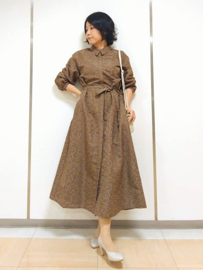 LAURA ASHLEYの【ベルト長さ調節可】レザージップショルダーを使ったコーディネートを紹介します。｜Rakuten Fashion(楽天ファッション／旧楽天ブランドアベニュー)4421551