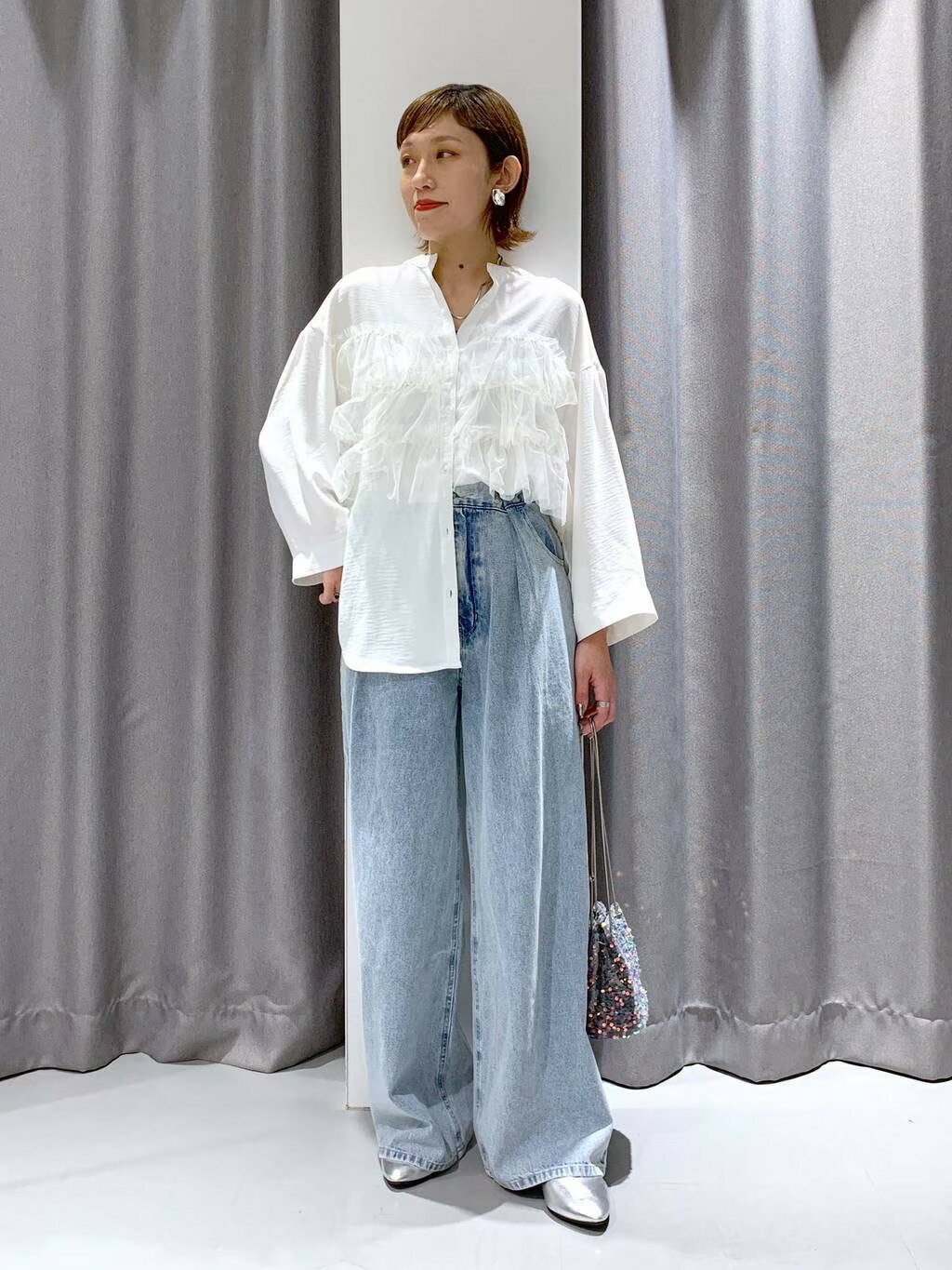 LAKOLEのギャザーダブルストラップパンプスを使ったコーディネートを紹介します。｜Rakuten Fashion(楽天ファッション／旧楽天ブランドアベニュー)4422344