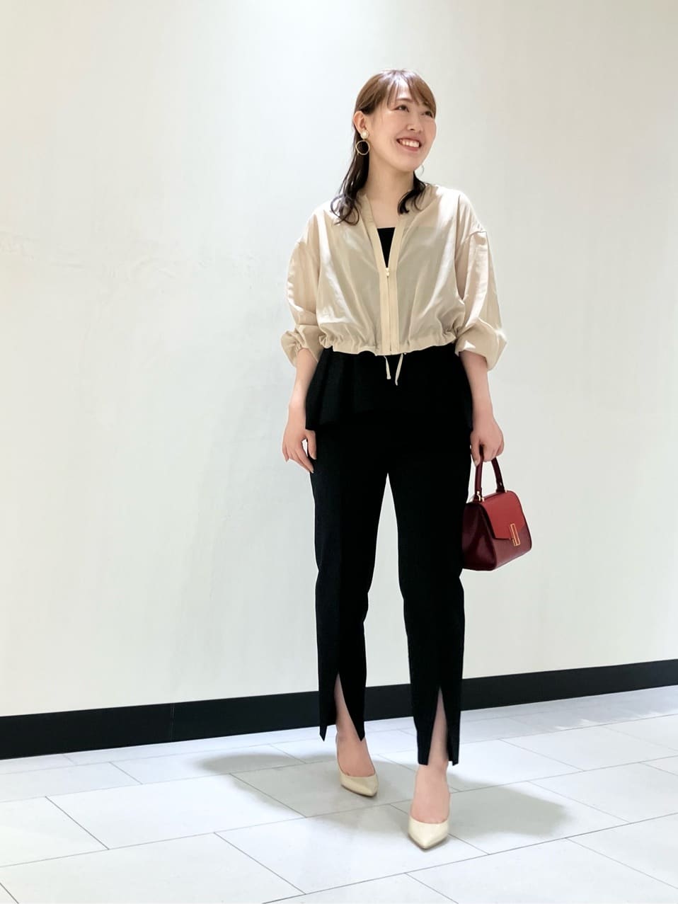 ANAYI | コットンボイルシアーブルゾン | Rakuten Fashion(楽天