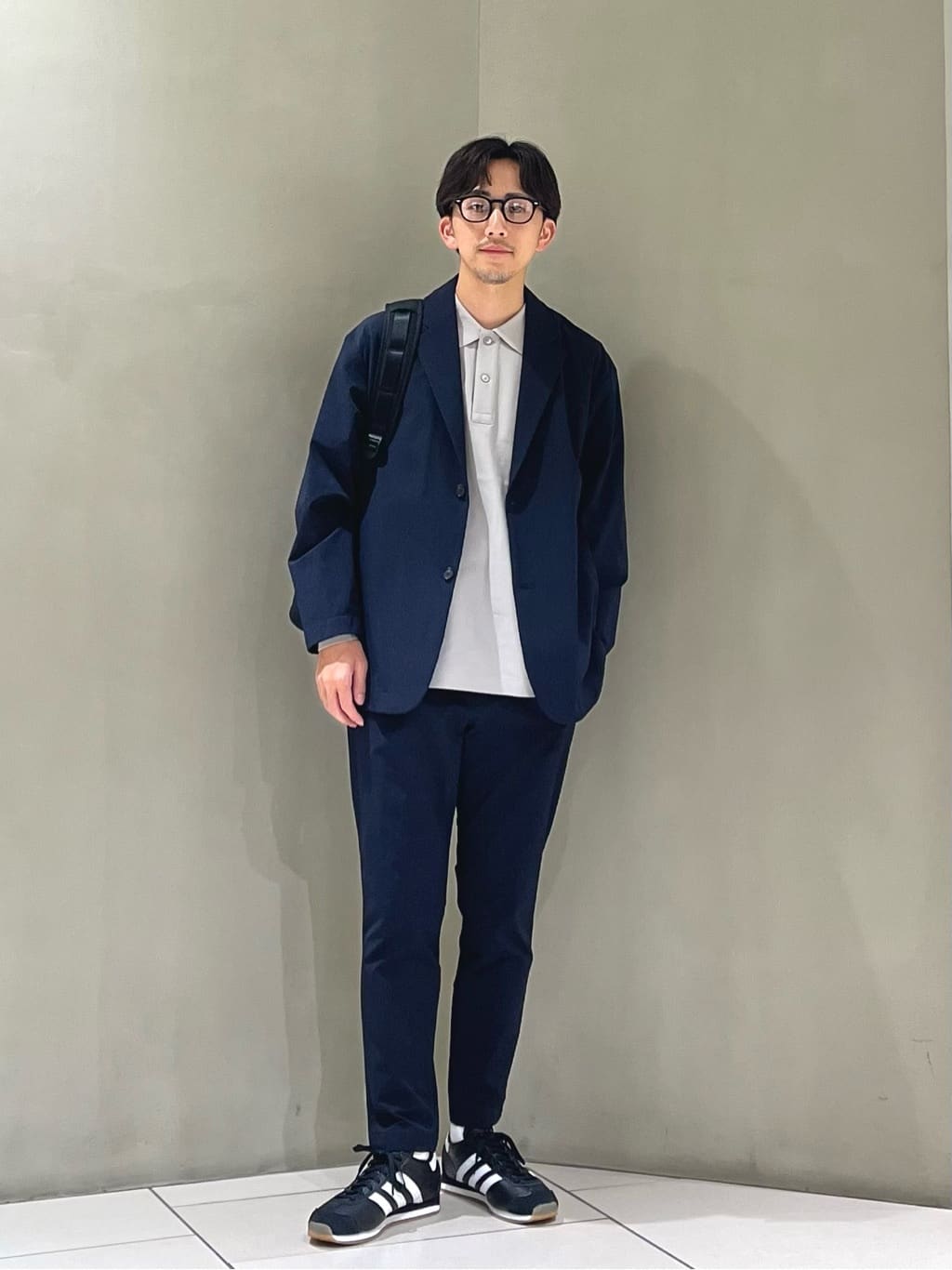 360°MASTER リラックス 2ボタン ジャケット ネイビー 【公式通販】