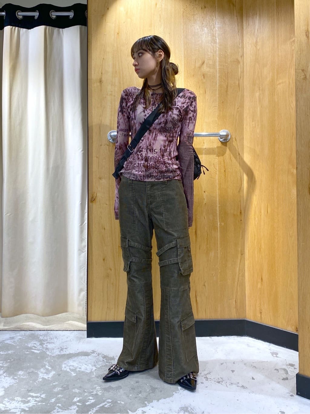 SLY WASHED CORDUROY FLARE パンツ