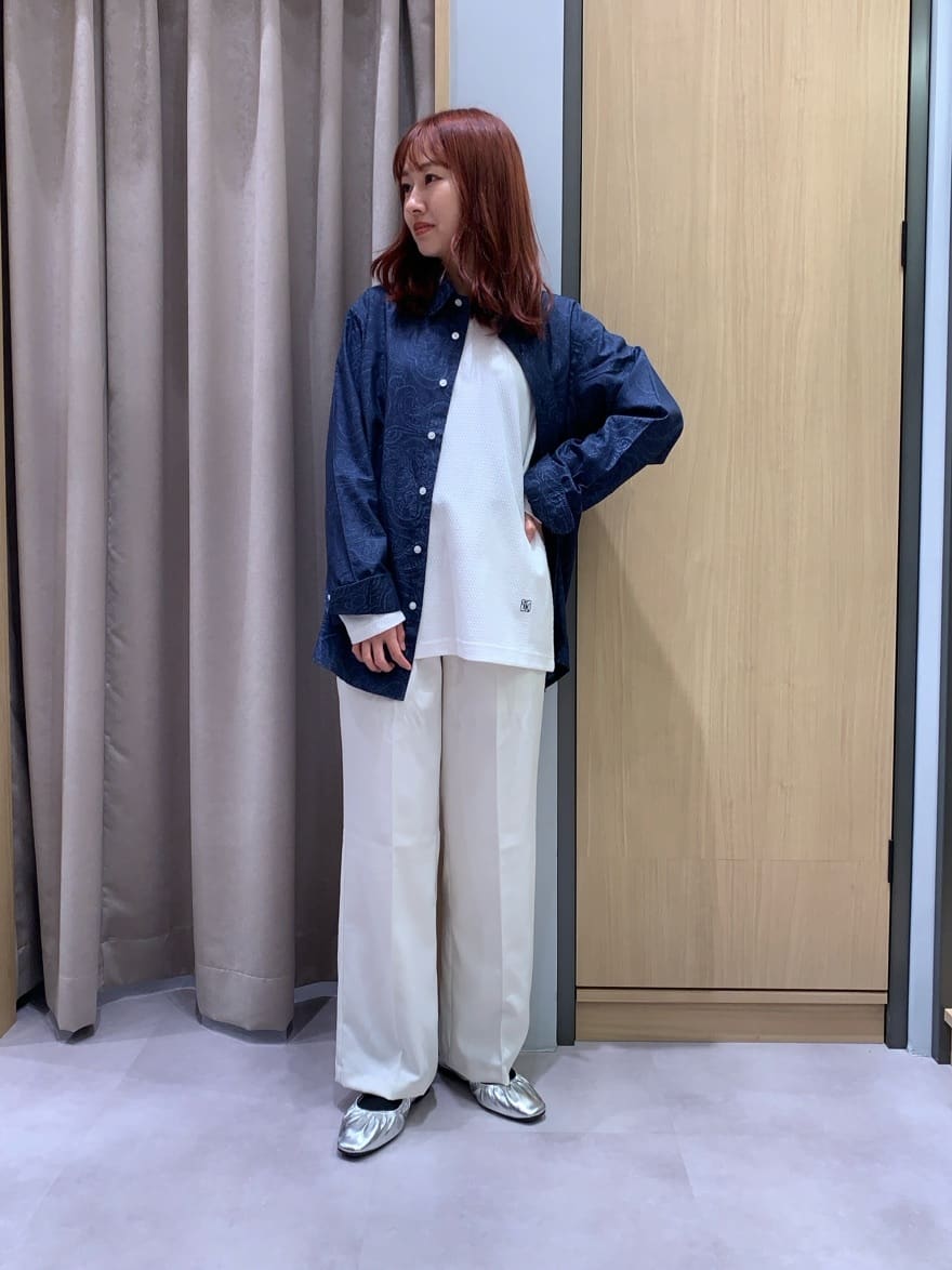 TAKEO KIKUCHIの【ジャカード織】ペイズリー総柄 シャツを使ったコーディネートを紹介します。｜Rakuten Fashion(楽天ファッション／旧楽天ブランドアベニュー)4438288