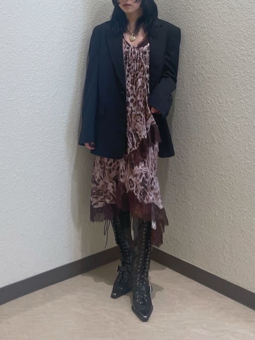 SLYのPOINTED LACE UP WESTERN ブーツを使ったコーディネート 