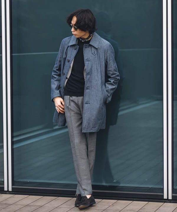 BEAMS MEN | IGARASHI TROUSERS / 別注 フレスコ 2プリーツ サイド