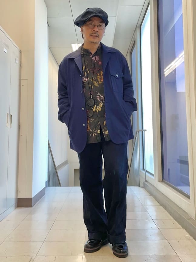 TAKEO KIKUCHIの【THE FLAGSHIP】マルデオリ シャツジャケットを使ったコーディネートを紹介します。｜Rakuten Fashion(楽天ファッション／旧楽天ブランドアベニュー)4449905