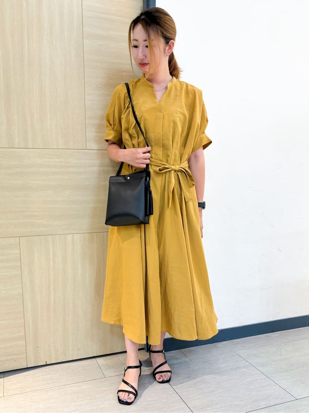 groveのダブルタッセル3層ショルダーを使ったコーディネートを紹介します。｜Rakuten Fashion(楽天ファッション／旧楽天ブランドアベニュー)4450633