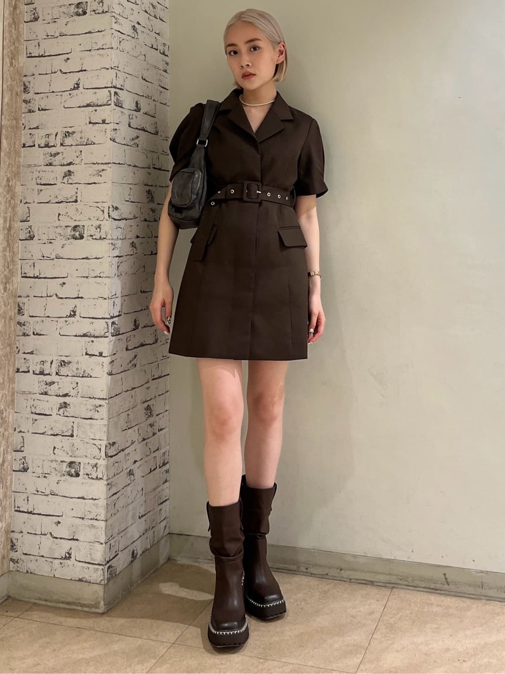 m*u様 moussy BELTED BLAZER ミニドレス MOUSSY | BELTED BLAZER ミニドレス (ワンピース(ミニ