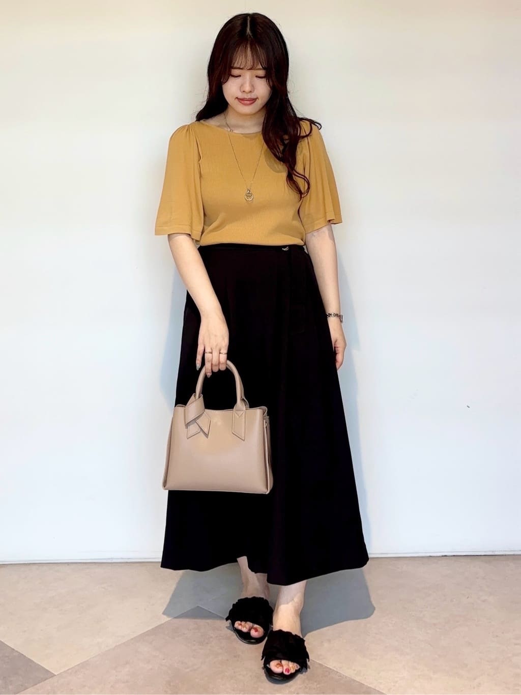 groveのリングロンデルワントップネックレスを使ったコーディネートを紹介します。｜Rakuten Fashion(楽天ファッション／旧楽天ブランドアベニュー)4453090