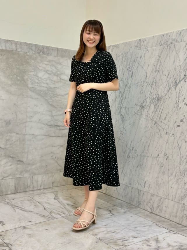 ANAYI | サッカーストレッチフレア ワンピース | Rakuten Fashion(楽天