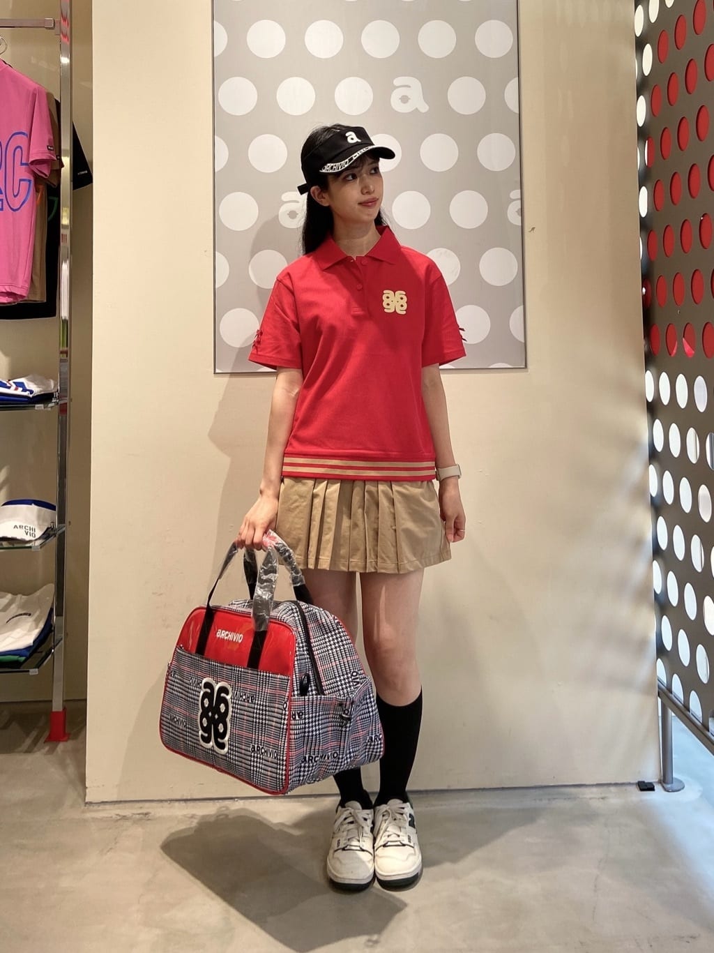 archivio | グレンチェック柄ボストンバッグ | Rakuten Fashion(楽天