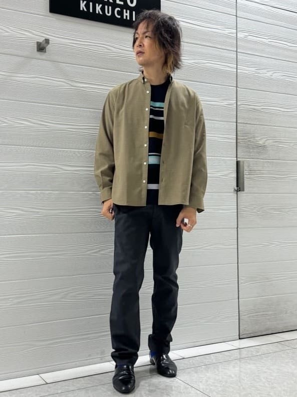 TAKEO KIKUCHIのアムンゼン シャドーチェック シャツを使ったコーディネートを紹介します。｜Rakuten Fashion(楽天ファッション／旧楽天ブランドアベニュー)4471164