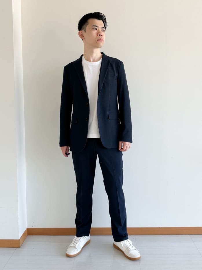 TAKEO KIKUCHIのレザースニーカーを使ったコーディネートを紹介します。｜Rakuten Fashion(楽天ファッション／旧楽天ブランドアベニュー)4471459