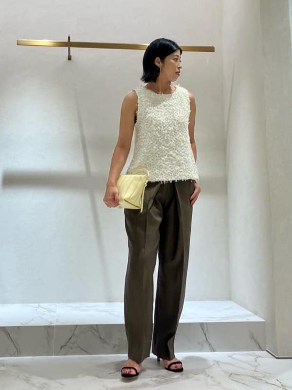 【LOULOU WILLOUGHBY】MIX TWEEDプルオーバー　2024 LOULOU WILLOUGHBY】MIX TWEEDプルオーバー|allureville