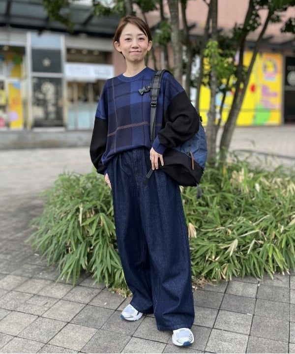 BEAMS WOMENのGramicci * BEAMS BOY / 別注 ワイド デニム パンツを 