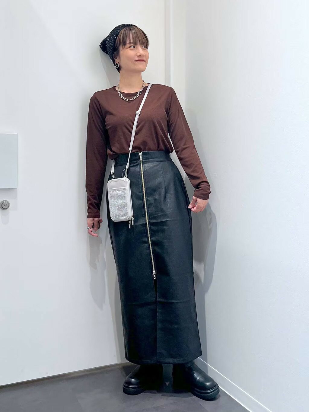 LAKOLEのショートエンジニアブーツを使ったコーディネートを紹介します。｜Rakuten Fashion(楽天ファッション／旧楽天ブランドアベニュー)4492709