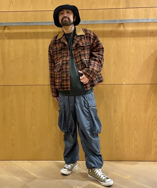 BEAMS OUTLETのブリティッシュ ツイード フィッシュンティング ジャケットを使ったコーディネートを紹介します。｜Rakuten Fashion(楽天ファッション／旧楽天ブランドアベニュー)4504831